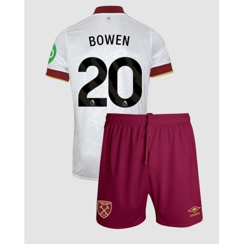 Otroški Nogometni dresi West Ham United Jarrod Bowen #20 Tretji 2024-25 Kratek Rokav (+ Kratke hlače)